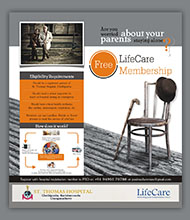 <h4>Work 11</h4>This is the design of Flyer, which made for Life Care & Philos holidays.
